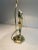 Brass Table Lamp Representing a Stylished Woman For Sale - Image 9 of 13