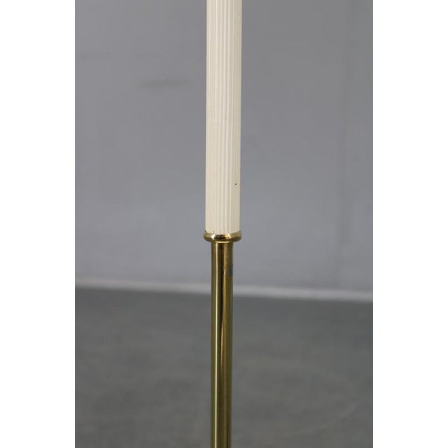 Mid-Century East German Floor Lamp with Pleated Shade, 1970s For Sale - Image 6 of 15