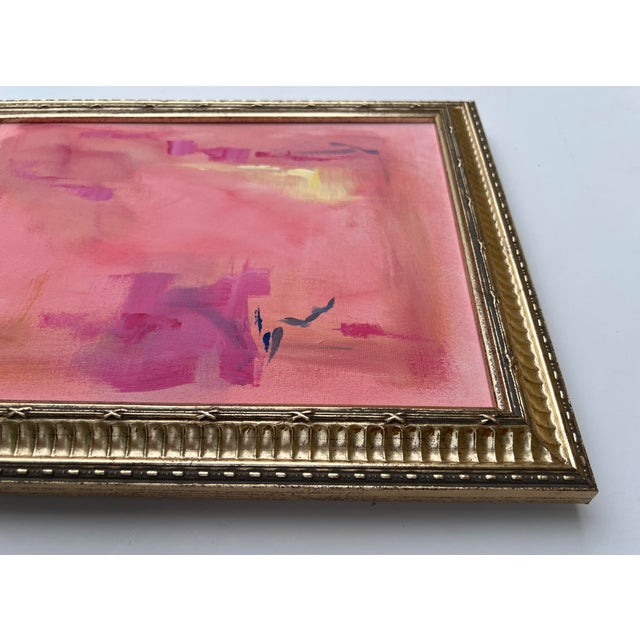 Abstract Painting Pink #1 by California Artist For Sale - Image 9 of 11
