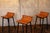1960s Set of Three Mid-Century Modern Oak & Steel Bar Stools For Sale - Image 9 of 18