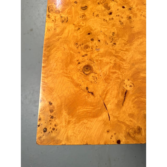 Mid-Century Burl Wood Dining Table by Arthur Umanoff for Dillingham For Sale - Image 12 of 12