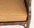Tortoiseshell Finish Faux Bamboo Caned Tub Chair For Sale - Image 4 of 11