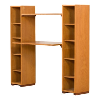Vintage Oak Desk from Hundevad & Co., Denmark, 1970s For Sale
