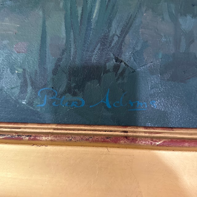 American Peter Adams "Eucalyptus Forest" Oil on Board Painting For Sale - Image 3 of 8