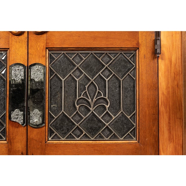 Late 19th Century Late 19th Century Mahogany Brunswick Saloon Doors For Sale - Image 5 of 9