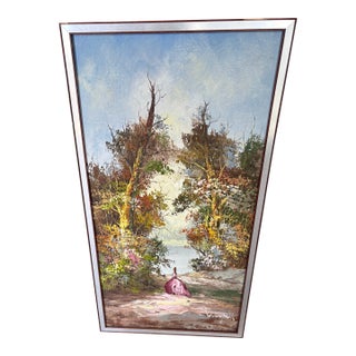 Detailed Landscape Oil Painting For Sale