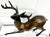 Late 20th Century Large Late 20th Century Bronzed Brass Deer Sculpture For Sale - Image 5 of 11
