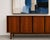 Simple + Classic Walnut Mid Century Modern Credenza / Media Stand / Sideboard by Dillingham, C. 1960's For Sale In New York - Image 6 of 11