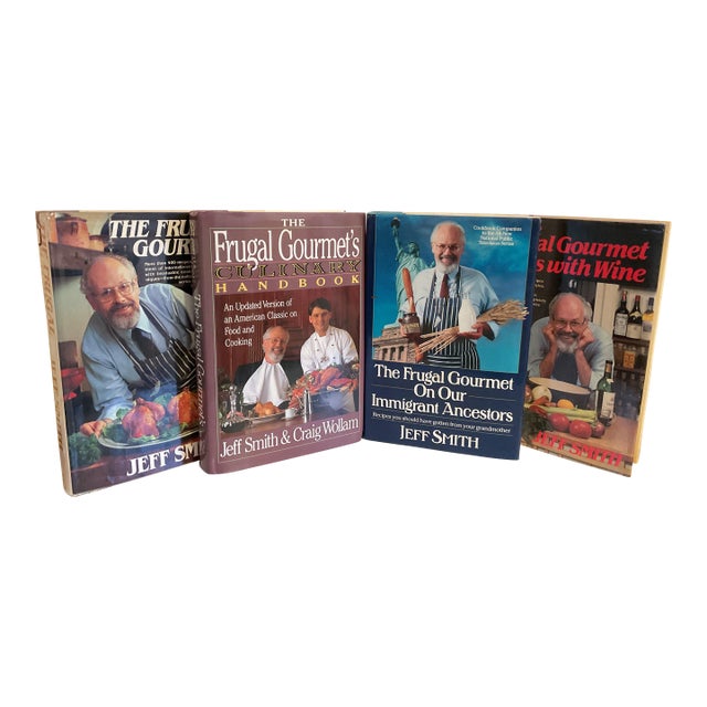 A Collection of Cookbooks by Jeff Smith All Are First Editions With Dust Jackets - A Set of 4 For Sale