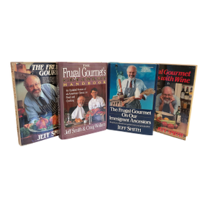 A Collection of Cookbooks by Jeff Smith All Are First Editions With Dust Jackets - A Set of 4