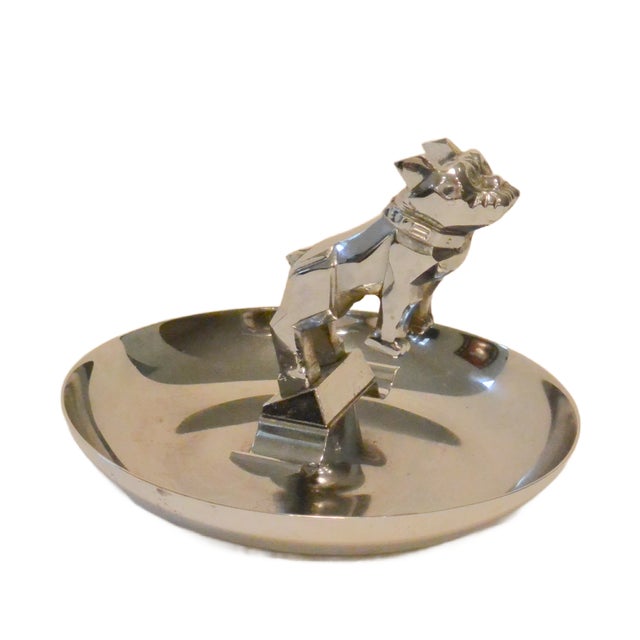 Add a touch of industrial Americana to your office or lounge with this authentic vintage Mack Truck Bulldog cigar ashtray....
