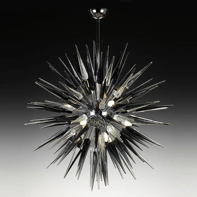 Traditional Exceptional Murano Glass Sputnik Chandelier For Sale - Image 3 of 4
