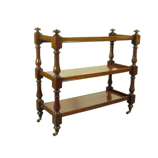 William IV 19th-Century William IV Mahogany Dumb Waiter For Sale - Image 3 of 9