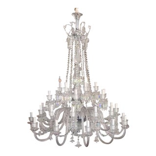 Baccarat "Zenith" 36 Arms Chandelier For Sale