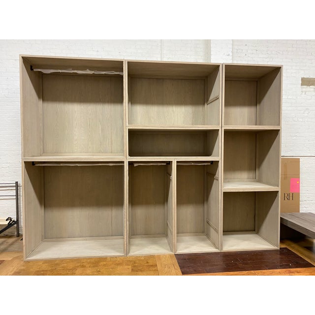 Restoration Hardware Backlit Modular Shelving Unit Chairish