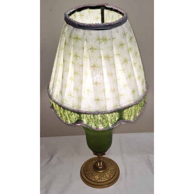Vintage Table Lamp with Figurative Bronze Base by Lamplove, 1920s For Sale - Image 3 of 12