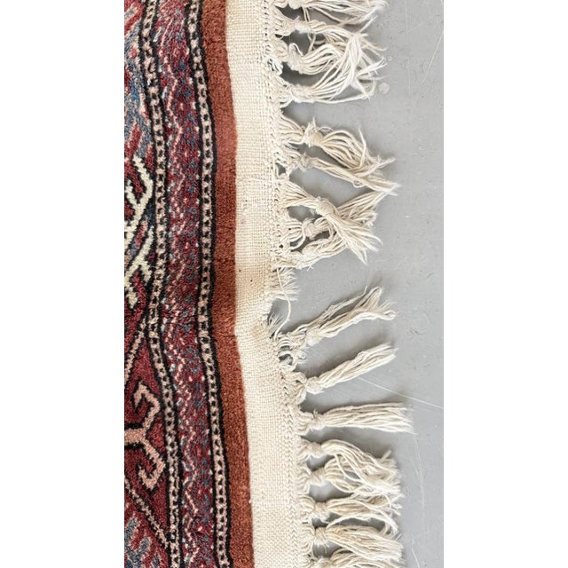 Vintage Handwoven Bokhara Wool Rug, Turkmenistan, 1960s For Sale - Image 15 of 18