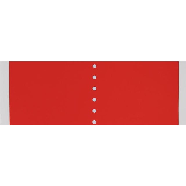 Lucio Fontana, Red Space Concept, Screenprint For Sale - Image 4 of 6