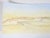 Early 21st century watercolor on paper painting of desert landscape under a brilliant sun. Unsigned. Unframed.