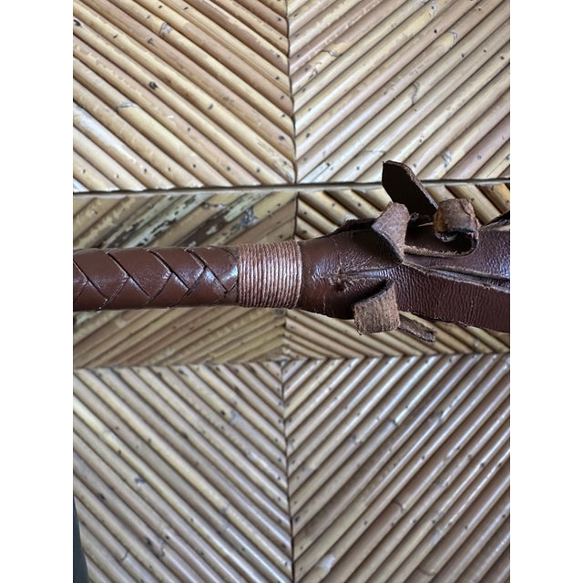 Vintage Leather English Equestrian Horse Riding Crop For Sale - Image 11 of 16