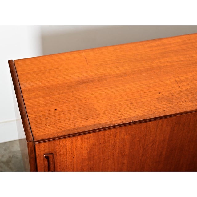 French Vintage Mid-Century Modern Walnut Sideboard For Sale - Image 13 of 16