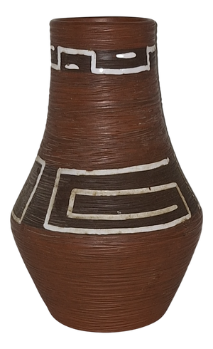 German Handmade Ceramic Vase, 1970s