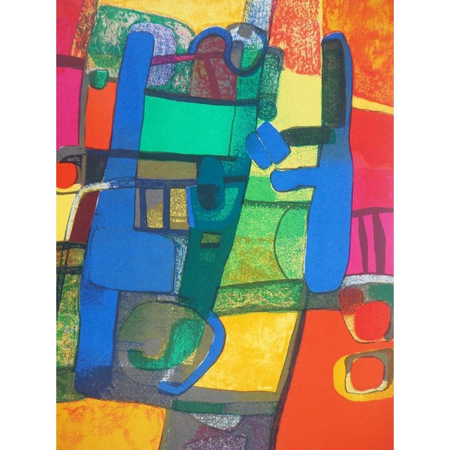 Maurice ESTEVE (1904-2021) Spring (Duetto) Original color lithograph On thick paper 24 x 31 cm (c. 9 x 12 inches) Edited...