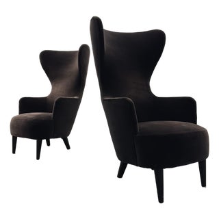 Tom Dixon for George Smith Wingback Chairs For Sale