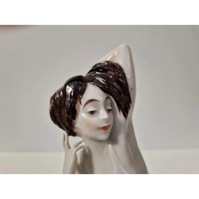 Ceramic The Dancer Lo Hesse by Constantin Holzer Defanti for Rosenthal, 1920s For Sale - Image 7 of 11