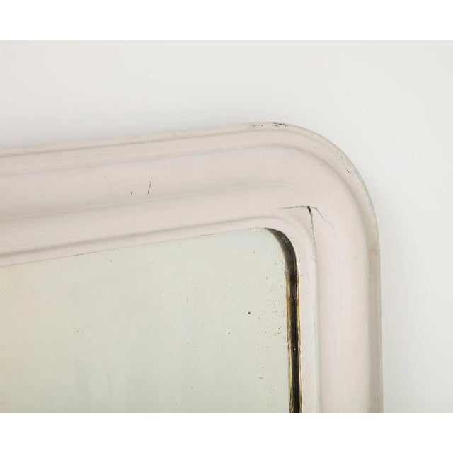 White White Painted Louis Philippe Mirror, France Early 20th Century For Sale - Image 8 of 10