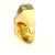 Metal H.Stern for Diane Von Furstenberg 18k Gold Rutilated Quartz Power Ring, Size 6.5 For Sale - Image 7 of 13