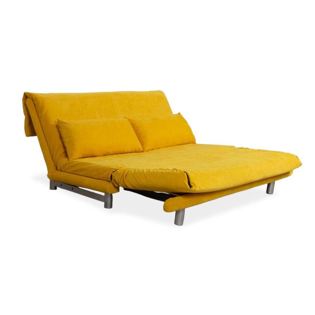 Yellow Fabric Multy Three-Seater Sofa with Manual Sleeper Function from Ligne Roset For Sale - Image 9 of 11