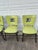 Mid-Century Modern Late 20th Century Woodard Black Iron Lime Green Dining Chairs - Set of 4 For Sale - Image 3 of 12