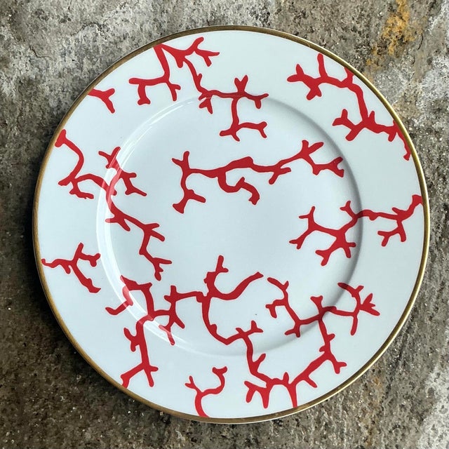 Elevate your dining experience with this exquisite vintage china set for eight, featuring the iconic "Christobal" pattern...