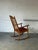 In Style of Eg Møbler Razorblade Oak Rocking Chair Danish Mid-Century Modern 1960s For Sale - Image 4 of 10