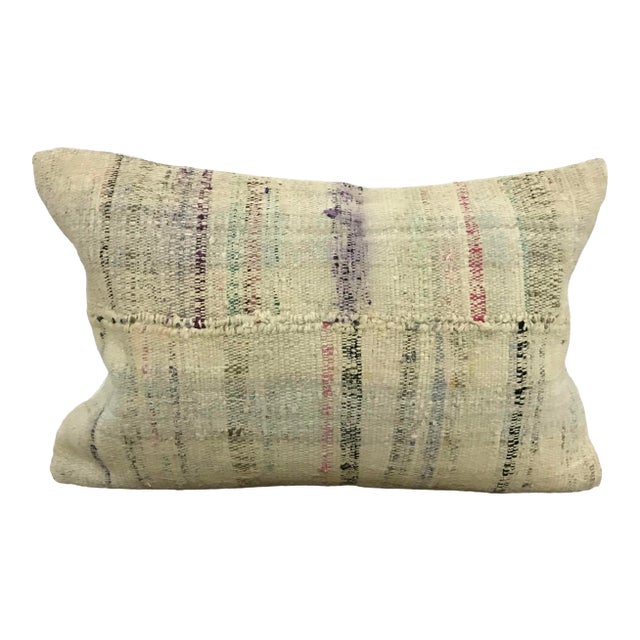 Vintage Turkish Lumbar Kilim Pillow Cover Chairish