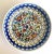 Vintage 1980s Jerusalem Art Pottery Hand Painted Floral Artisan Ceramic Decorative Serving Bowl For Sale - Image 11 of 13