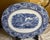 Cauldon Antique Cauldon 'Blue Moore' Oval Platter For Sale - Image 4 of 4