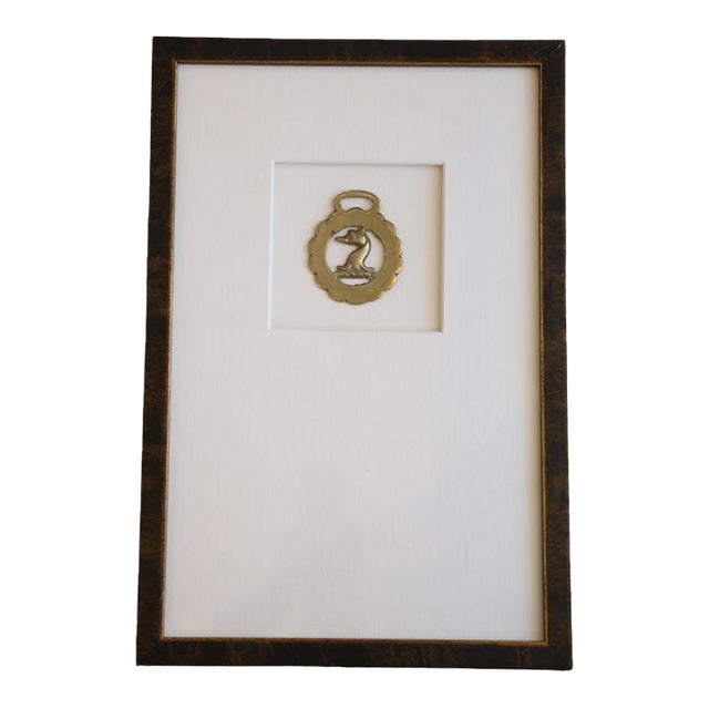 Antique Horse Bridle Medallion (Duck) For Sale