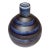 Vintage Otagiri Fat Lava Bud Vase Blue Gray Weed Pot Japan Omc Mid Century 1970s For Sale