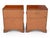 1970s National Mt. Airy Campaign-Style Nightstands — Pair For Sale - Image 9 of 11