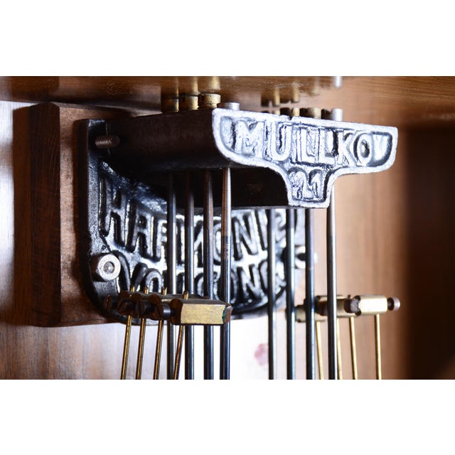 Art Deco Longcase Clock in Walnut and Spruce, 1920s For Sale - Image 10 of 18