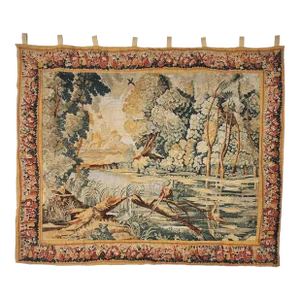 Mid 20th Century French Tapestry of Landscape