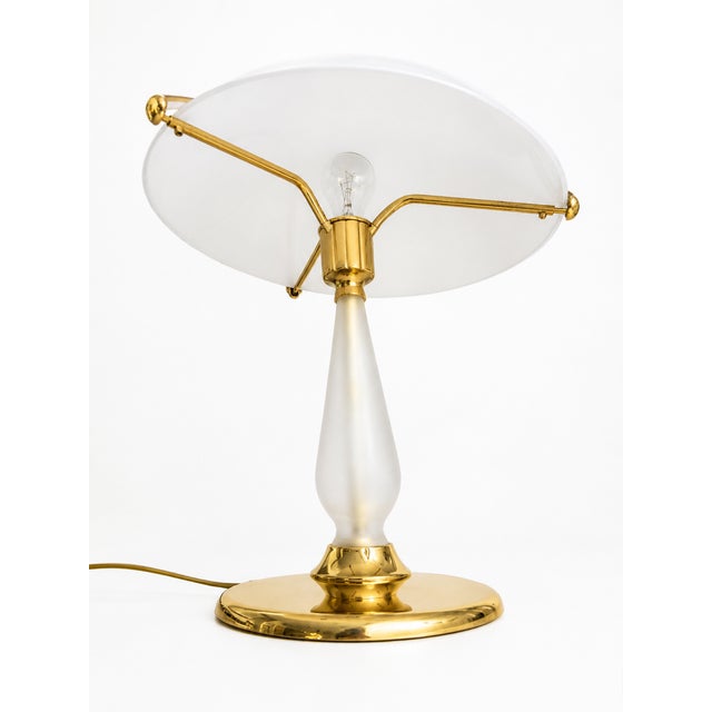 1970s Mid-Century Modern Mushroom Glass Table Lamp by Aureliano Toso, 1970s For Sale - Image 5 of 13
