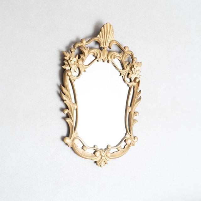 20th Century French Golden Cornucopia Mirror, 1960s For Sale - Image 3 of 9