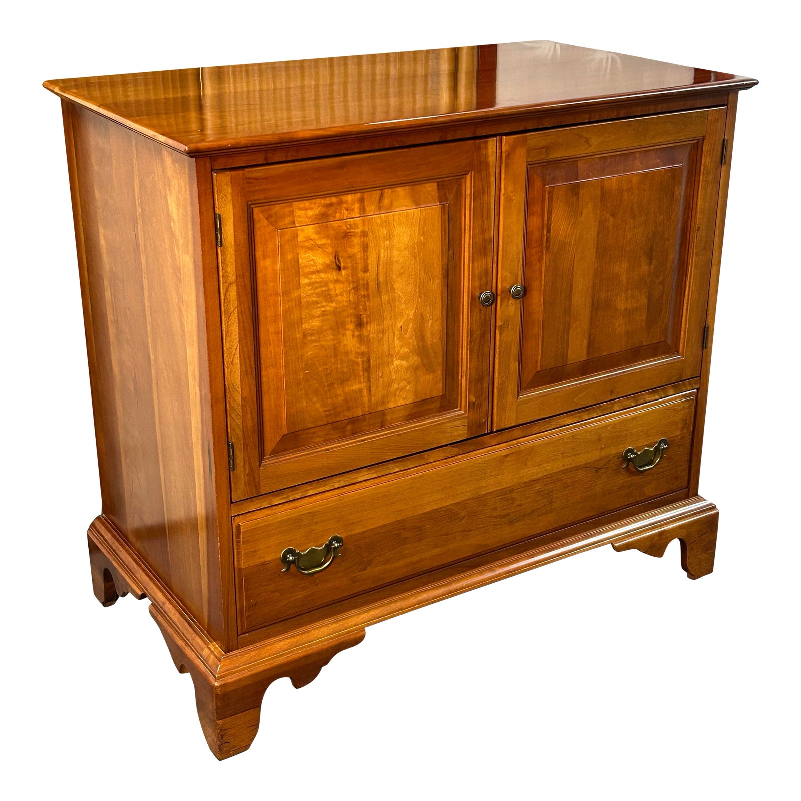 Mid 20th Century Solid Cherry Server Chairish