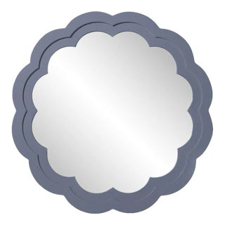 Fleur Home Audubon Peony Circle Mirror in Distance, 36x36 For Sale