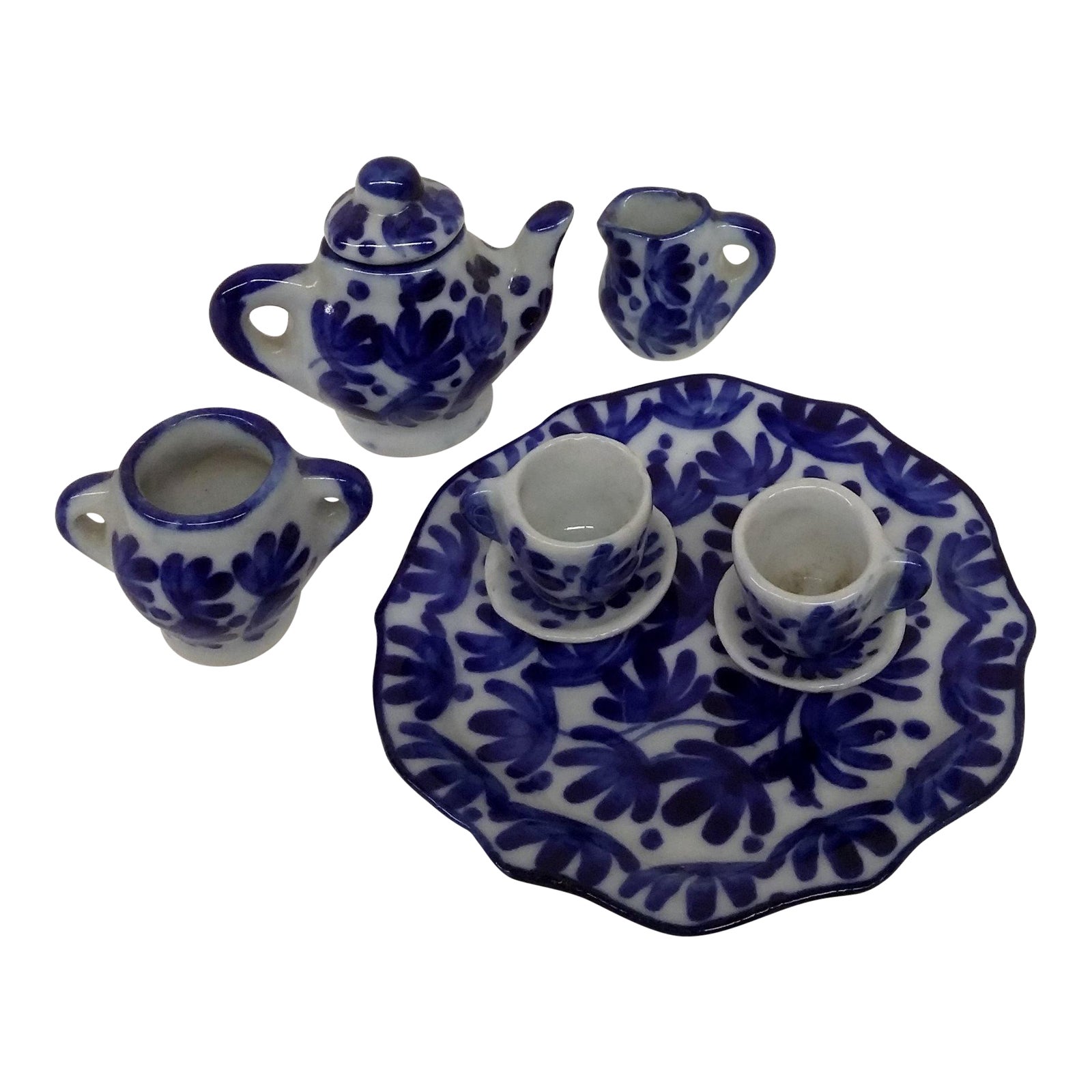 Vintage Porcelain Mini Tea Set Chairish
