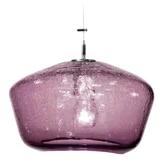 Galaxy Pendant Light from the Boa Lantern Collection in Amethyst For Sale