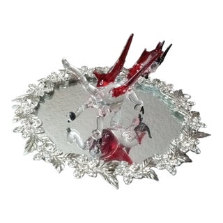 1980s Exquisite Signed Liuli Tittot Limited Edition Whimsical Unicorn Figurine For Sale